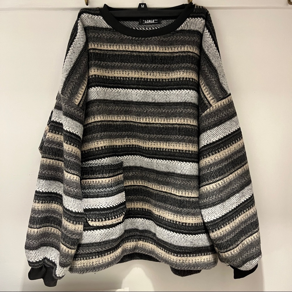 Brown striped sweater | (worn before)